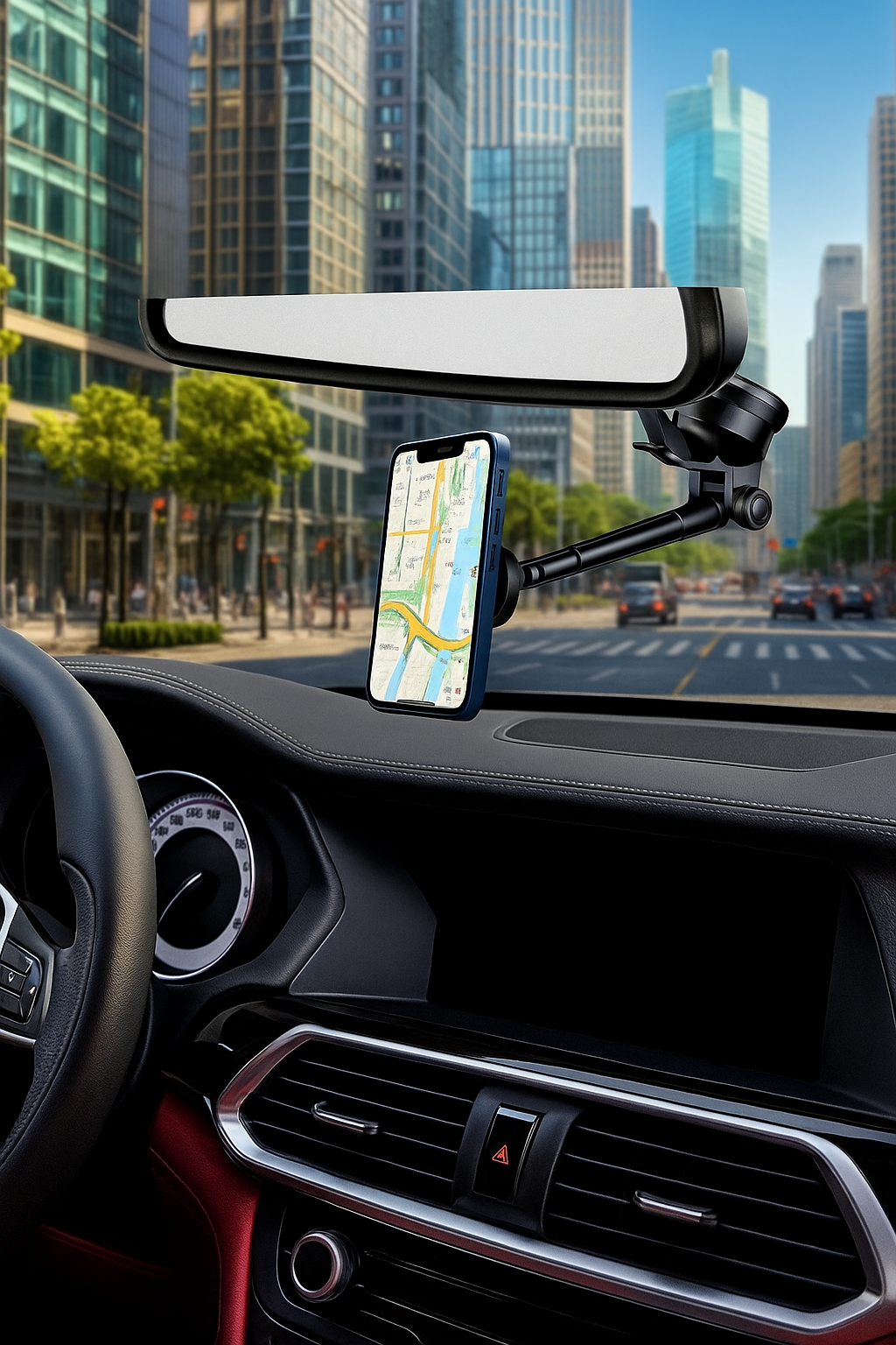 Universal Car Phone Mount – Dashboard & Windshield Holder